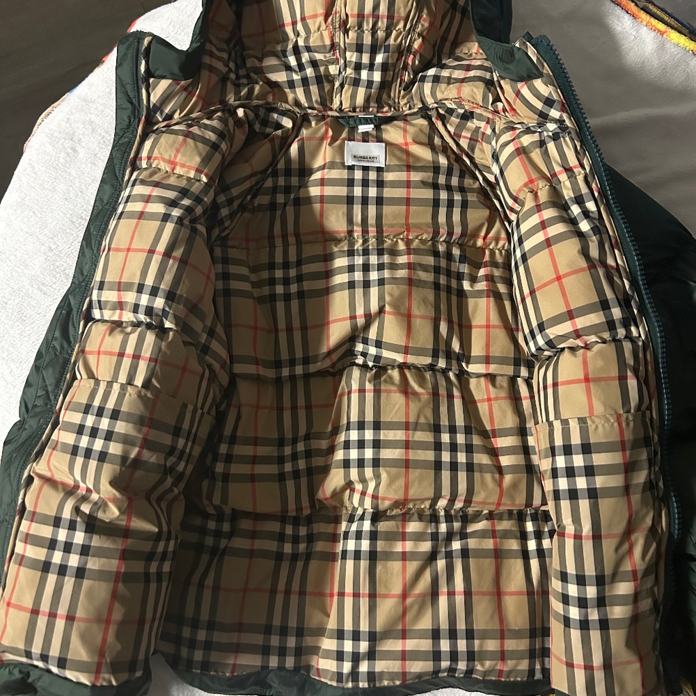 Burberry Check Puffer Coat (Unisex)